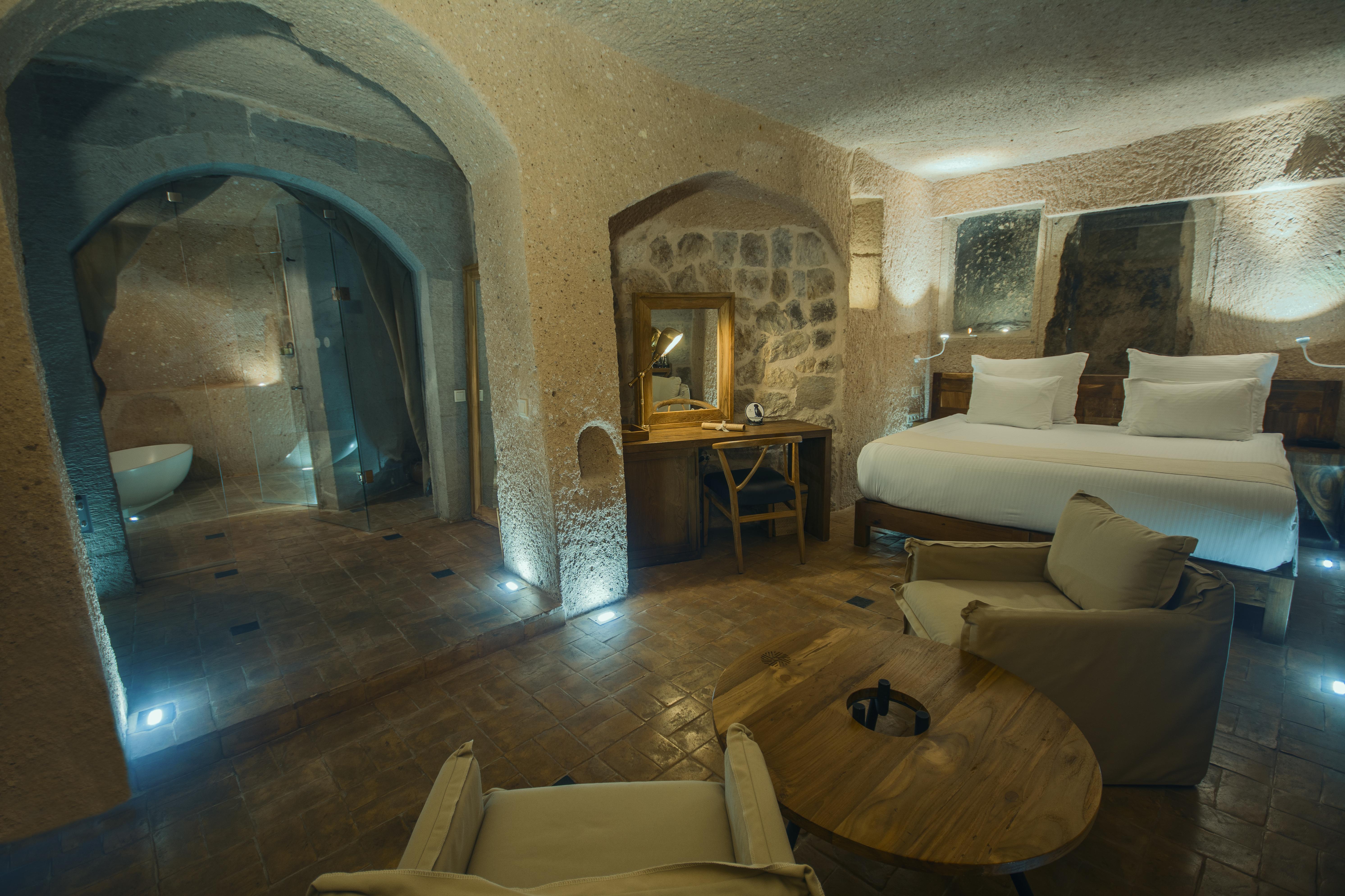 Millstone Cave Suites Hotel Üçhisar Exteriör bild