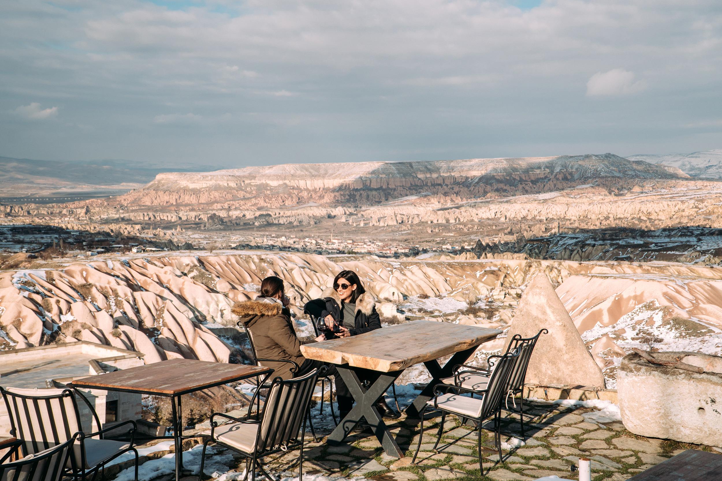 Millstone Cave Suites Hotel Üçhisar Exteriör bild