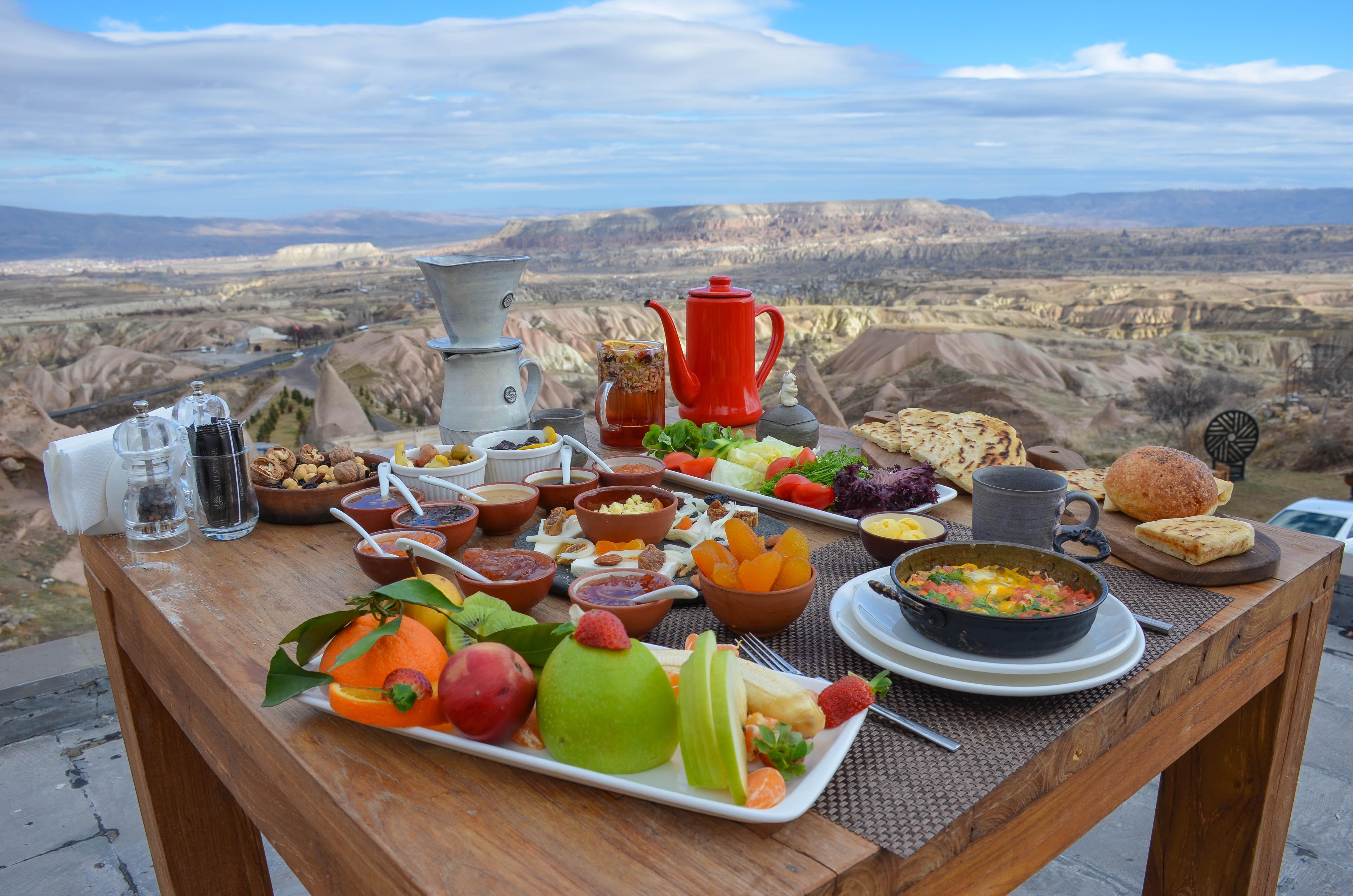 Millstone Cave Suites Hotel Üçhisar Exteriör bild