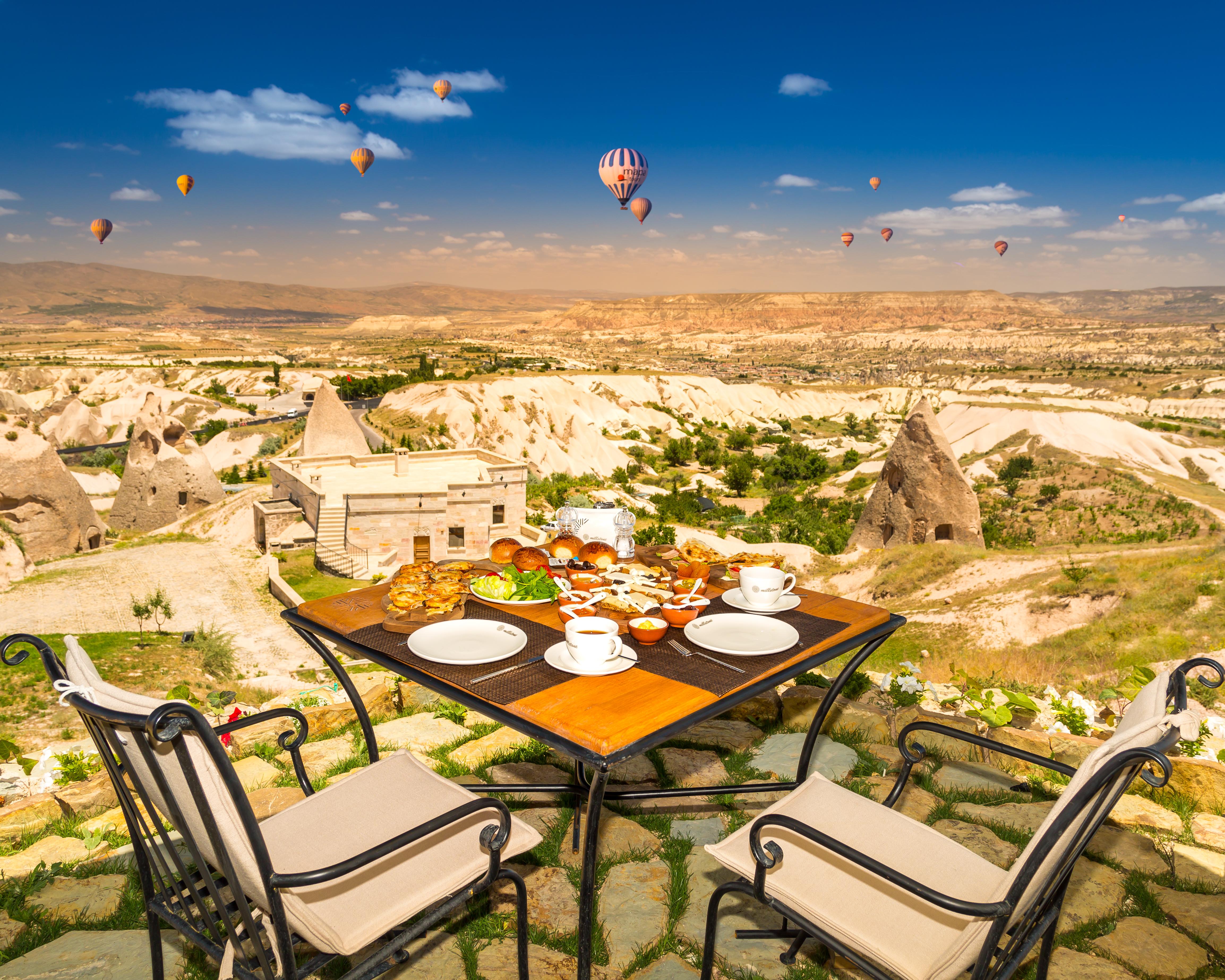 Millstone Cave Suites Hotel Üçhisar Exteriör bild