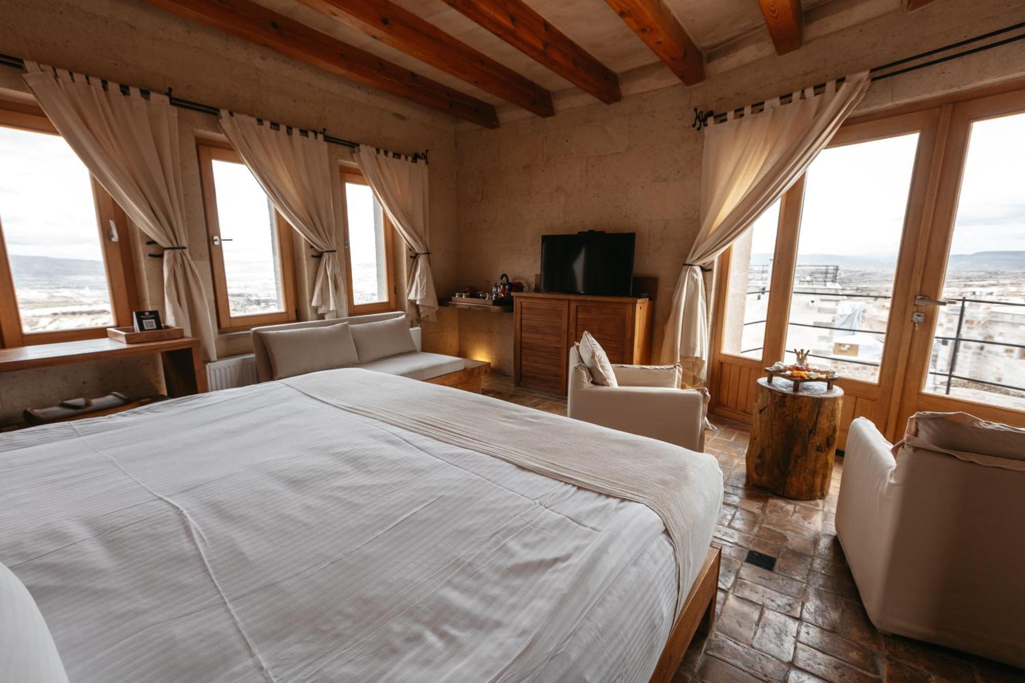 Millstone Cave Suites Hotel Üçhisar Exteriör bild