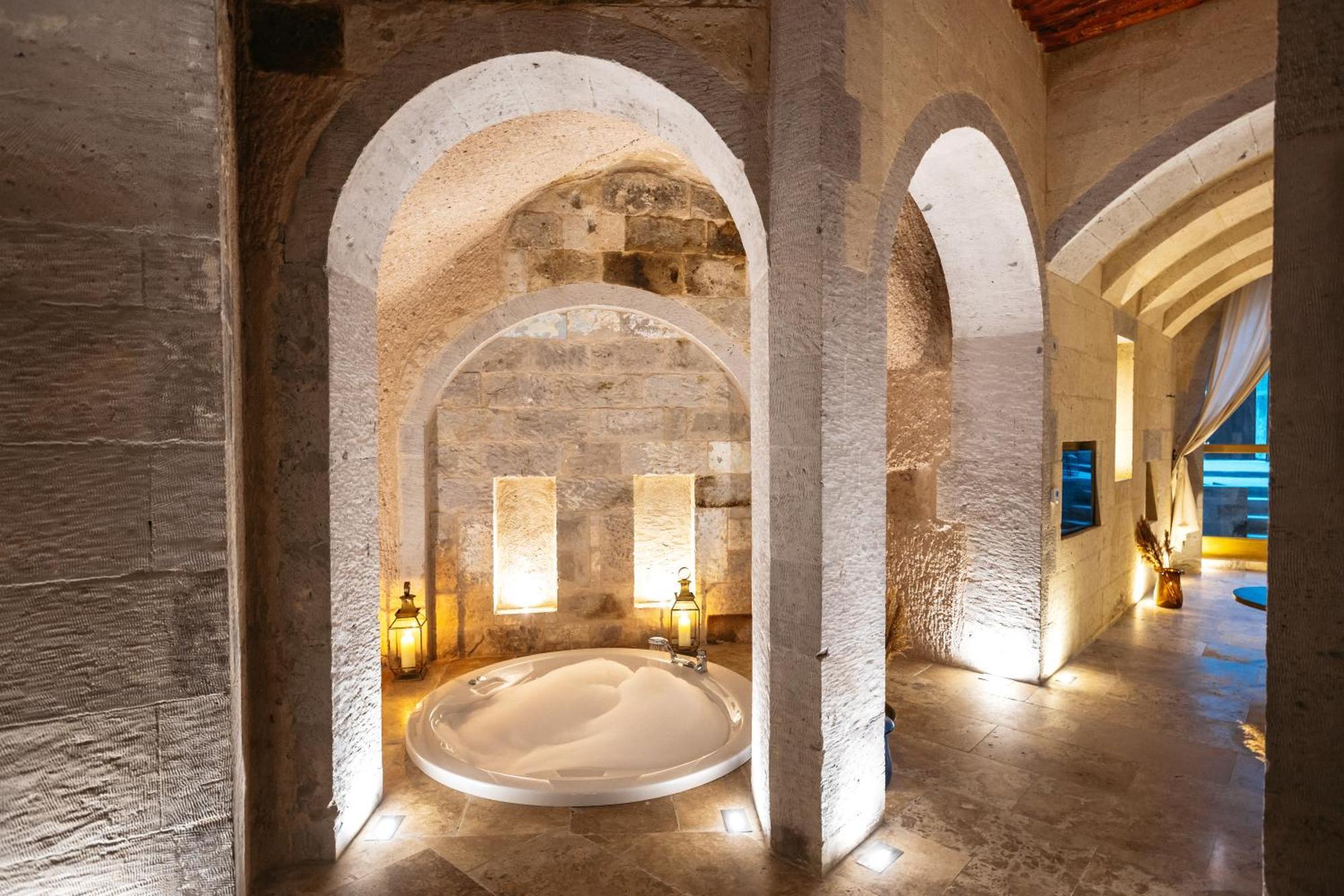 Millstone Cave Suites Hotel Üçhisar Exteriör bild