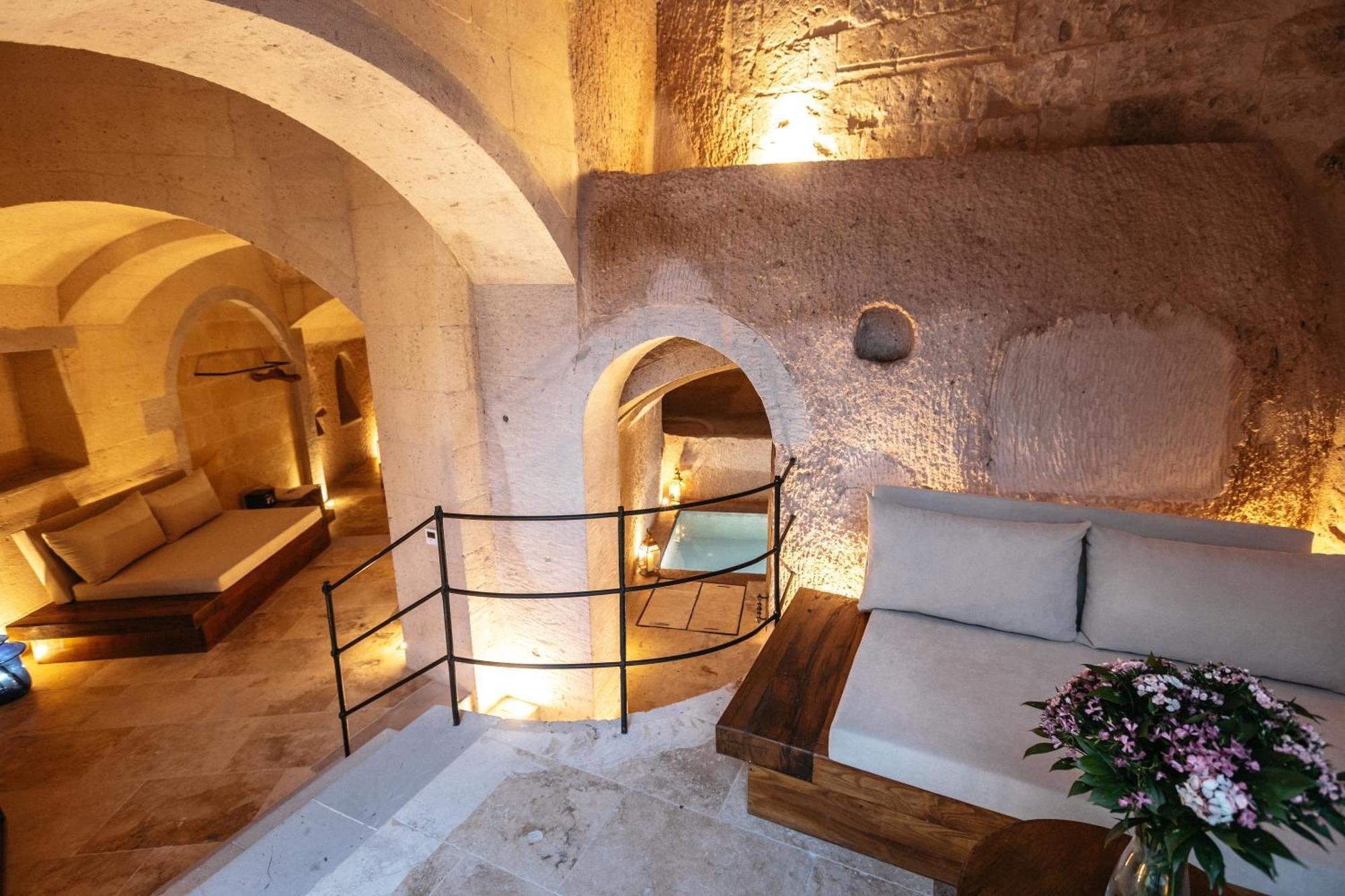Millstone Cave Suites Hotel Üçhisar Exteriör bild