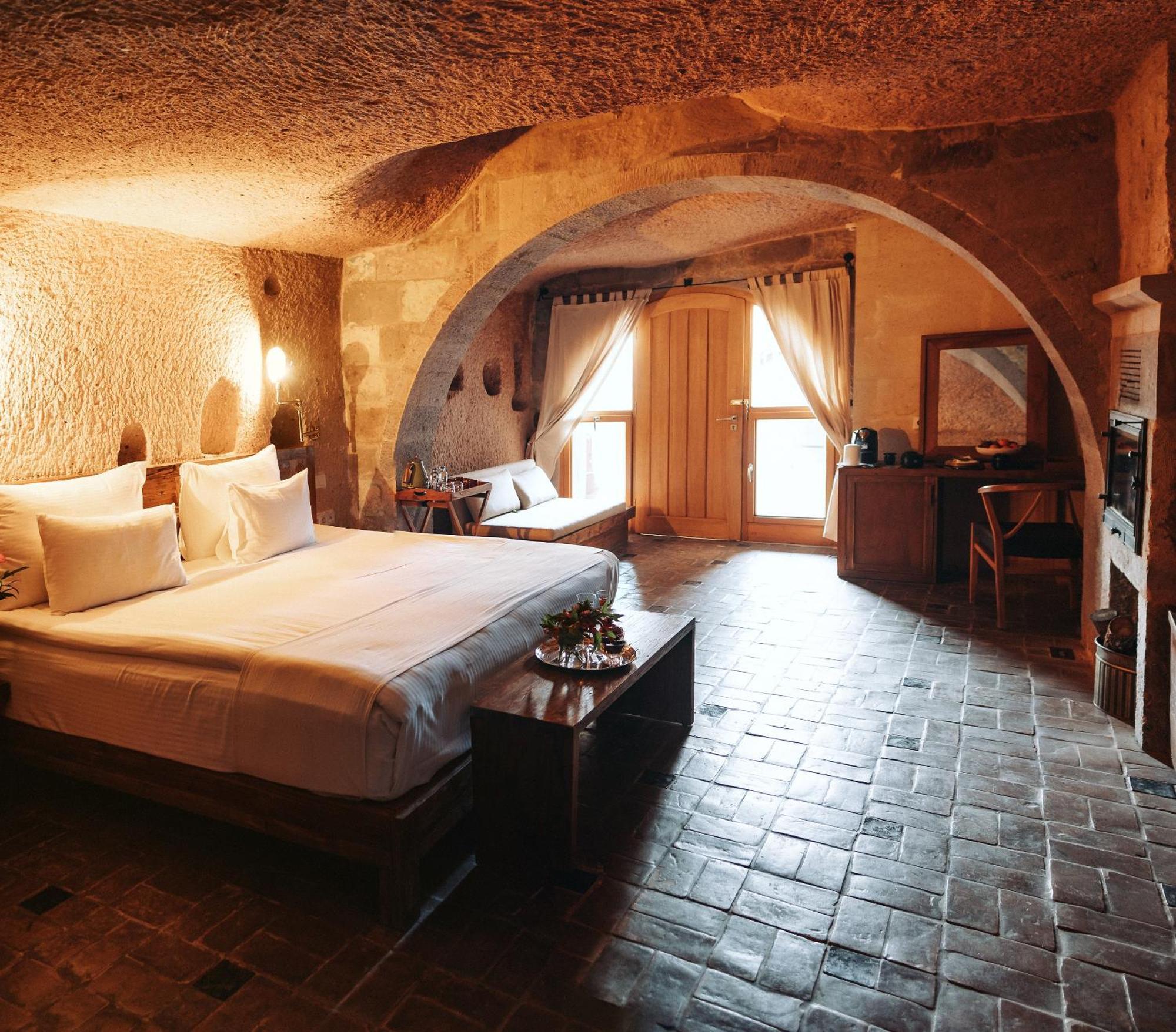 Millstone Cave Suites Hotel Üçhisar Exteriör bild
