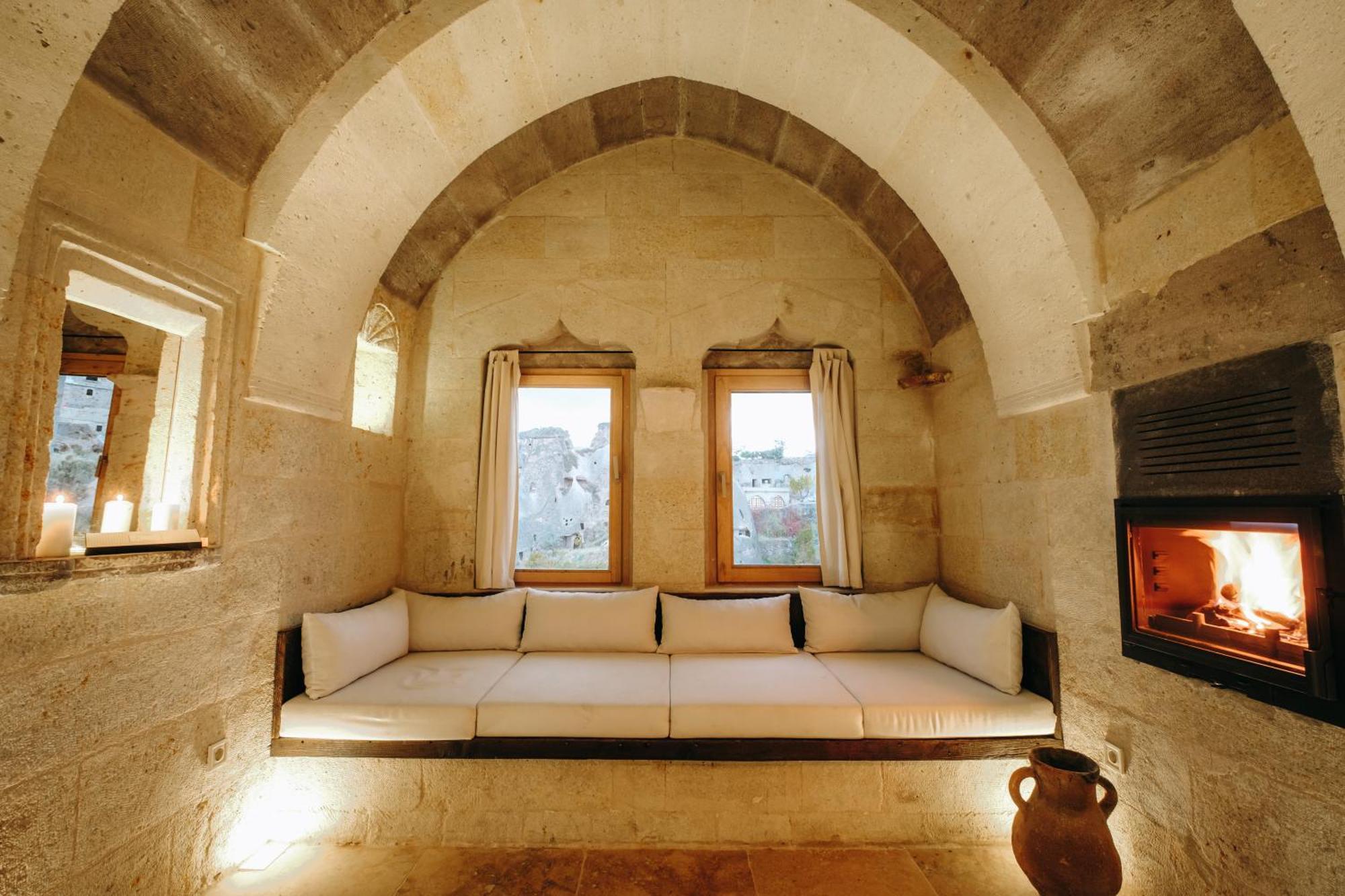 Millstone Cave Suites Hotel Üçhisar Exteriör bild