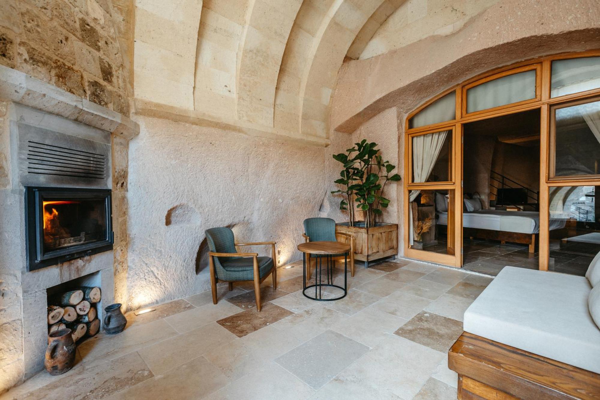 Millstone Cave Suites Hotel Üçhisar Exteriör bild