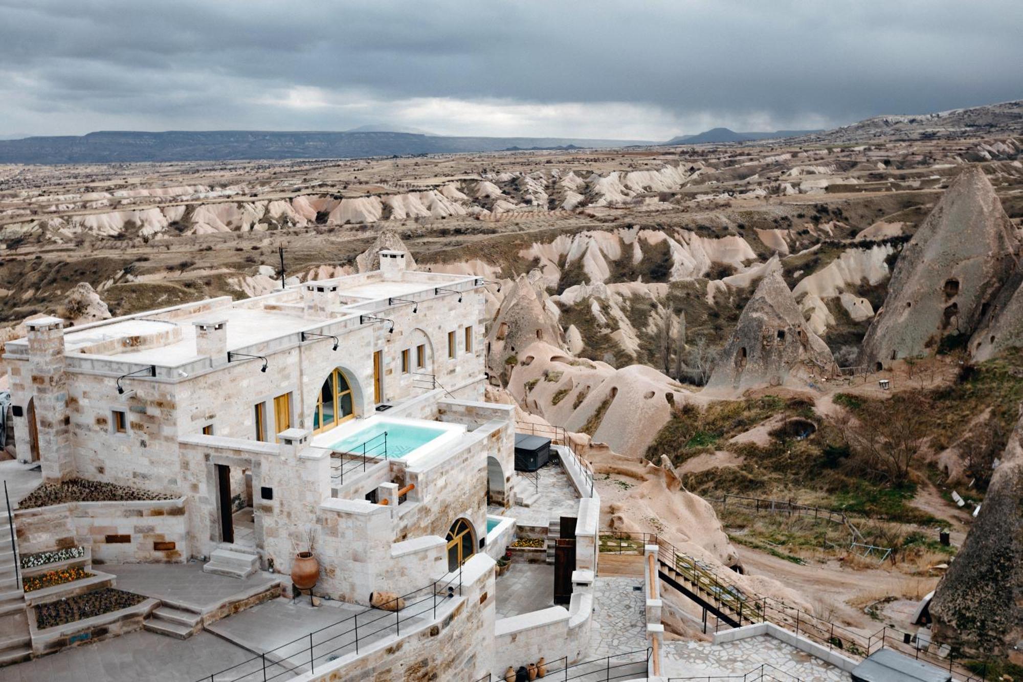 Millstone Cave Suites Hotel Üçhisar Exteriör bild
